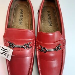 Parish Men's Red Driving Style Loafers